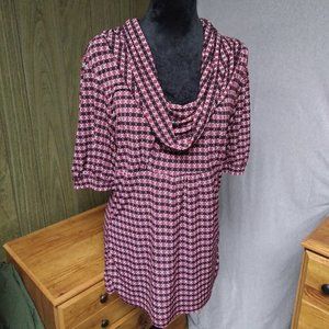 Ann Taylor Loft cowl neck blouse size M